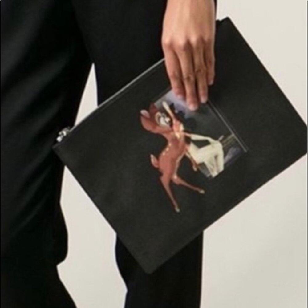 Givenchy x Disney Bambi Print Large Zippy Clutch Limited Edition - Picture 2 of 11